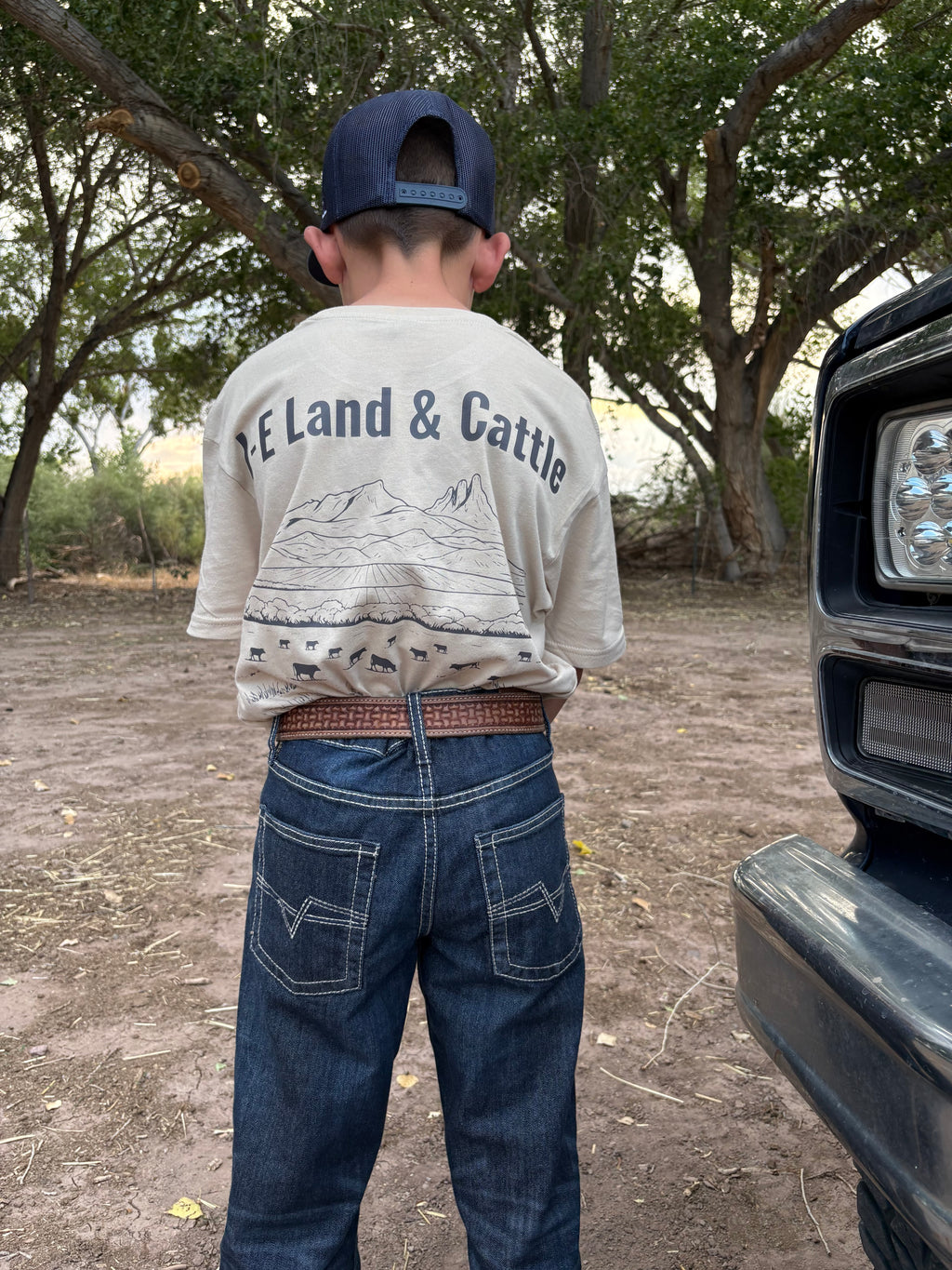 White Western Tee